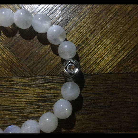 Moonstone and diamond bracelet - Picture 2 of 4